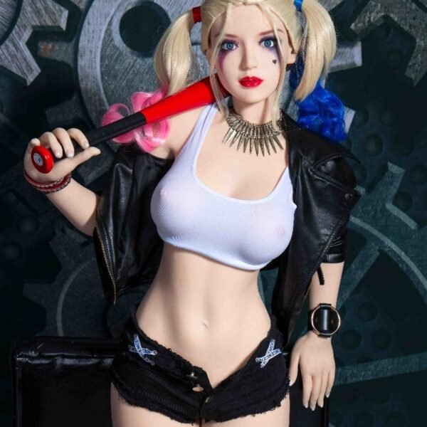 Harley Quinn 165cm/5ft5 G Cup Cosplay role play TPE Sex Doll
